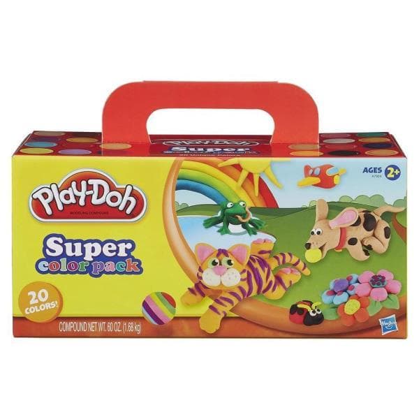 Play-Doh Super Color Pack Set of 20 tubes A7924 HASBRO