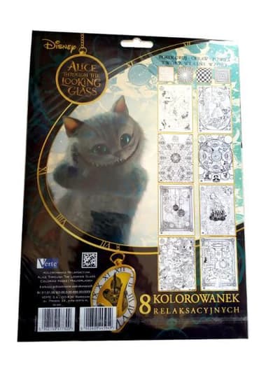 PROMO relaxation Coloring Alice in Wonderland 8 sheets