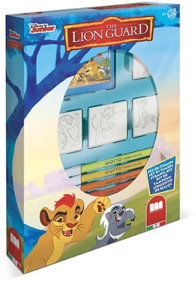 Pieczątki 4szt Król Lew 27946 Multiprint w pudełku