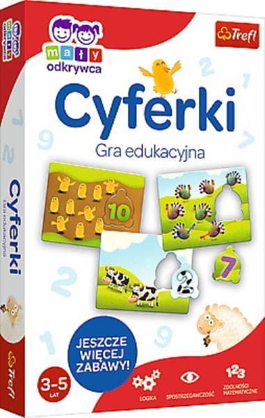 Numbers little explorer educational game Trefl 01946