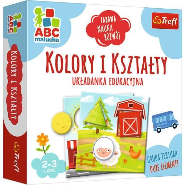 Colors and shapes ABC Toddler puzzle educational Trefl 01939