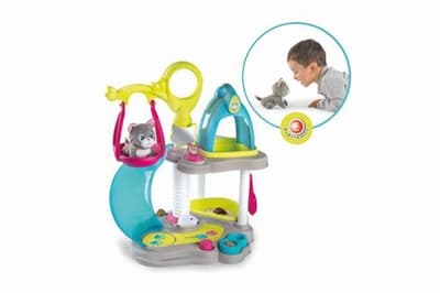 PROMO Domek kota + miauczący kot SMOBY