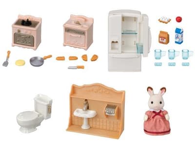 Sylvanian complete set of household appliances 05449