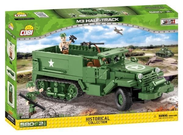 COBI 2536 Historical Collection WWII M3 HALF-TRACK 580 blocks