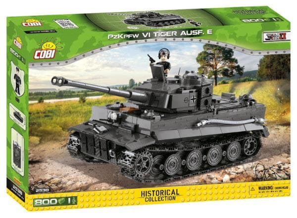COBI 2538 Historical Collection of WWII Panzer VI Tiger AUSF. E 800 blocks