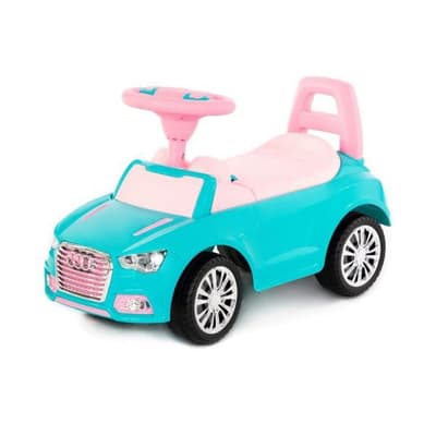 Polesie 84576 Samochód-jeździk "SuperCar" Nr2 z sygnałem dźwiękowym (turkusowy)