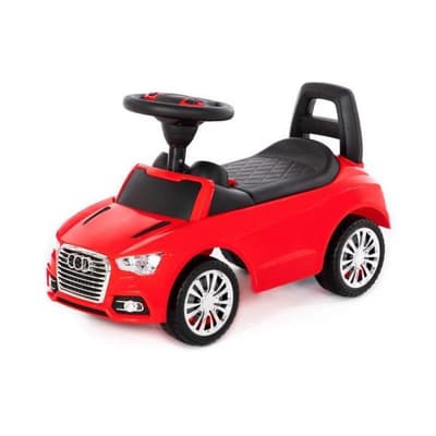 Polesie 84545 Samochód-jeździk "SuperCar" Nr2 z sygnałem dźwiękowym (czerwony)