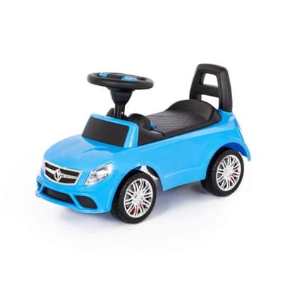 Polesie 84484 Samochód-jeździk "SuperCar" Nr3 z sygnałem dźwiękowym (niebieski)