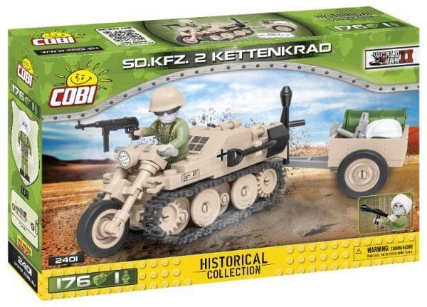 COBI 2401 Historical Collection WWII HC SD.KFZ. 2 KETTENKRAD HK-101 176 klocków