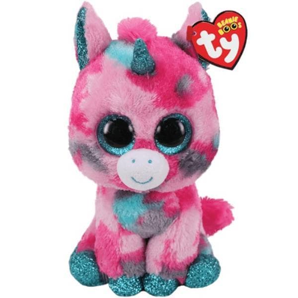 TY BEANIE BOOS gumball blue-pink unicorn 24cm 36466