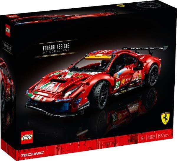 LEGO Technic 42125 Ferrari 488 GTE "51 AF Corse"