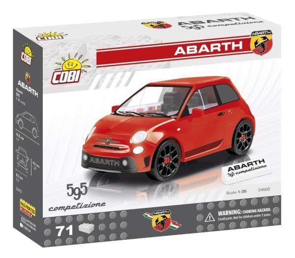 COBI 24502 Youngtimer ABARTH 595 competizione 71 klocków