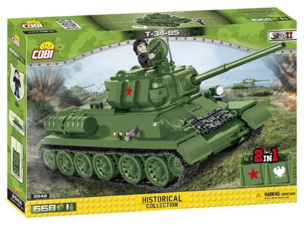 COBI 2542 Historical Collection WWII tank T-34-85 668 blocks