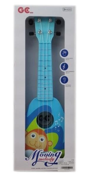 Gitara strunowa niebieska w pudełku