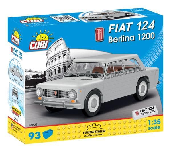 COBI 24521 Youngtimer 1967 Fiat 124 Berlina 1200 93kl