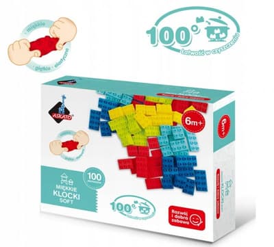 Klocki Soft 100 elementów 113562