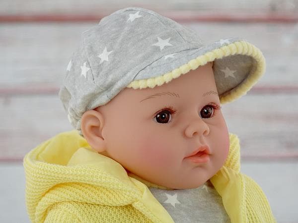 Baby dolls 45cm + pacifier bottle, bag 519923