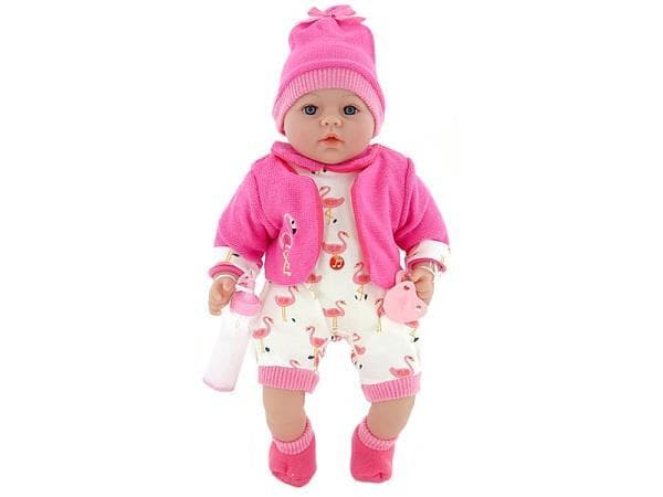 Baby dolls 45cm + pacifier bottle 519909