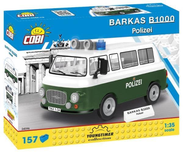 COBI 24596 Youngtimer BARKAS B1000 Polizei 156 klocków
