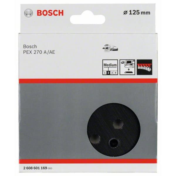 Bosch Accessories 2608601169 Sliprondell medel, 125 mm, för PEX 270 A, PEX 270 AE Diameter 125 mm