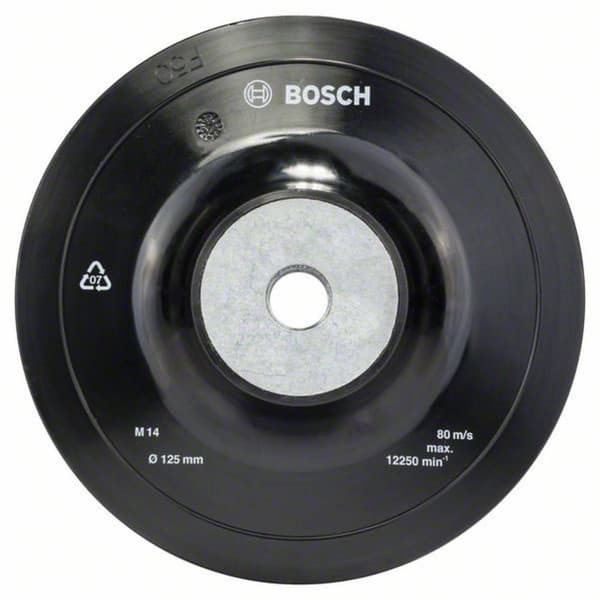 Bosch Accessories 1608601033 Stödplatta, 125 mm, 12 500 varv/min Diameter 125 mm