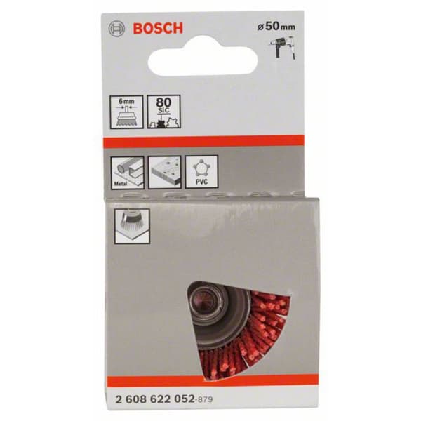 Bosch Accessories Koppborste / koppstålborste - 50 mm, 1,1 mm Skaft-Ø 6 mm 2608622052 1 st