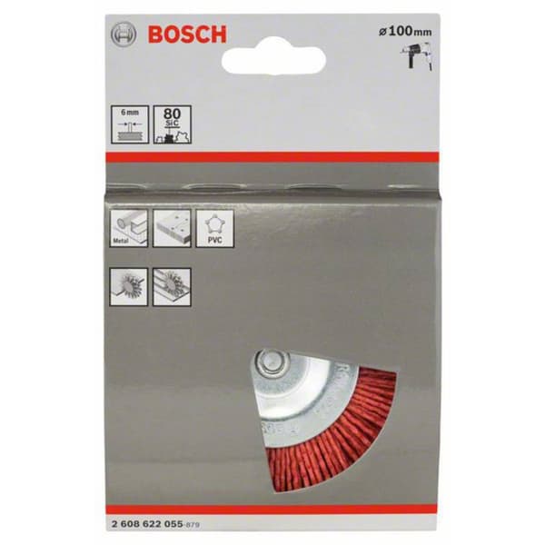 Bosch Accessories Skivborste - 100 mm, 1 mm, 8 mm Skaft-Ø 6 mm 2608622055 1 st