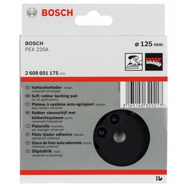 Bosch Accessories 2608601175 Sliprondell hård, 125 mm Diameter 125 mm Passar till (specifikationer) Excenterslip PEX 22
