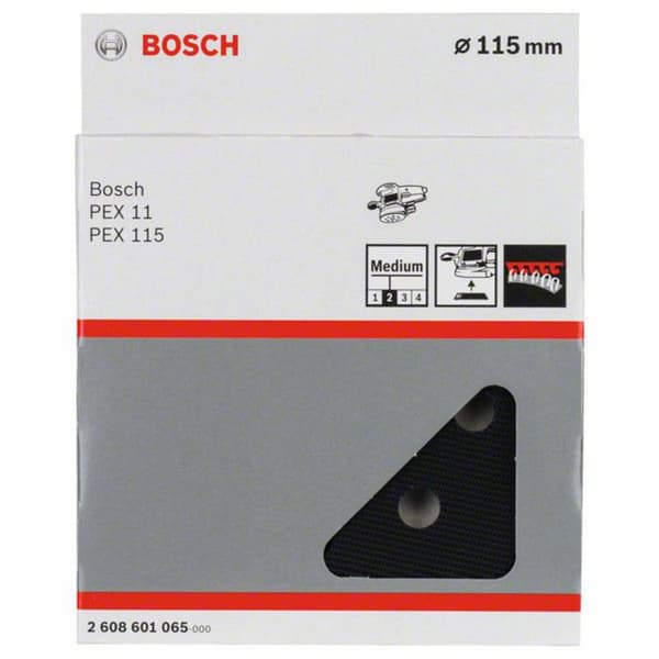 Bosch Accessories 2608601065 Sliprondell - mittel, 115 mm Diameter 115 mm Passar till (specifikationer) Excenterslip PE