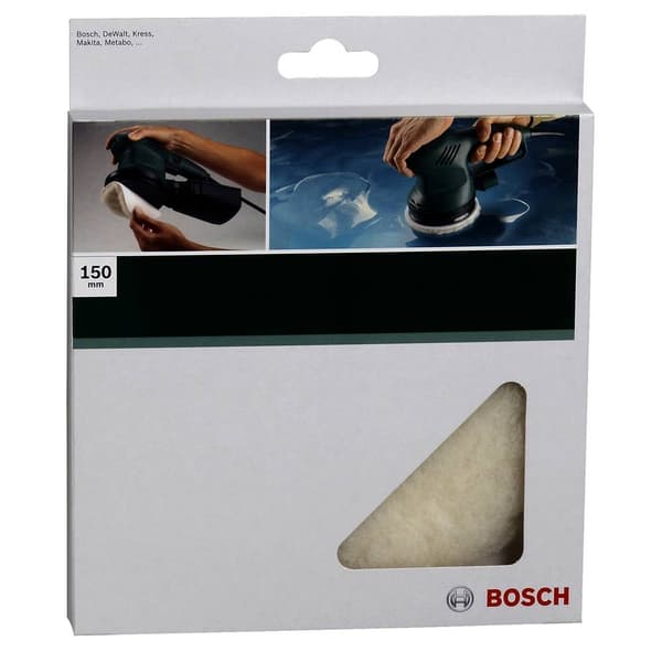 Bosch Accessories 2609256049 Polerhätta av lammull för excenterslip, 125 mm 1 st
