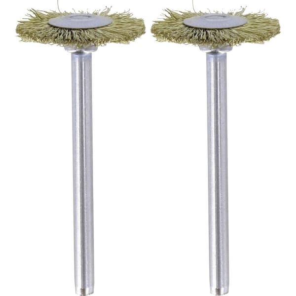 Dremel 535 mässingsborste Skaft-Ø 3.2 mm 26150535JA 2 st
