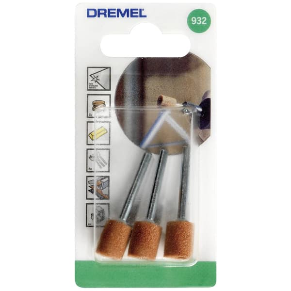 Slipstift av aluminiumoxid Dremel 932 9,5 mm 3 st