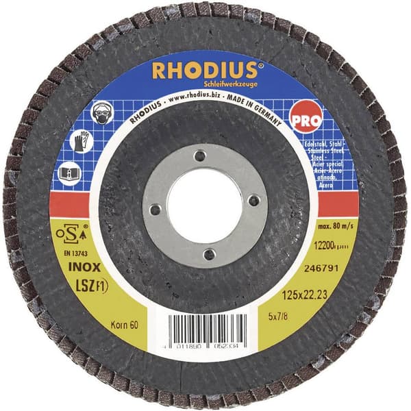 Rhodius 205585 Lamellslipskiva Diameter 125 mm Inner-Ø 22.2 mm N/A 1 st