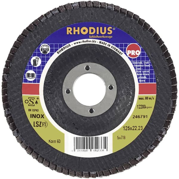 Rhodius 205587 Lamellslipskiva Diameter 125 mm Inner-Ø 22.2 mm N/A 1 st