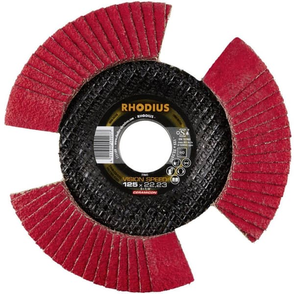 Rhodius 210645 Rhodius VISION SPEED slipskiva 125 x 22,23 - P60 Diameter 125 mm N/A 1 st