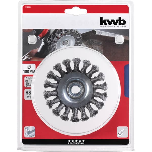 kwb AGGRESSO-FLEX® GEGELBORSTE, STÅLTRÅD, GEZOPFT 719330 1 st