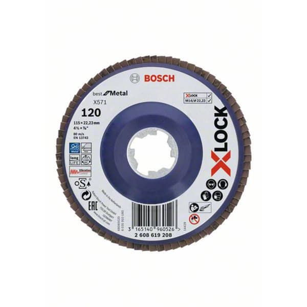 Bosch Accessories 2608619208 Klaffskiva Diameter 115 mm Borrdiameter 22.23 mm 1 st