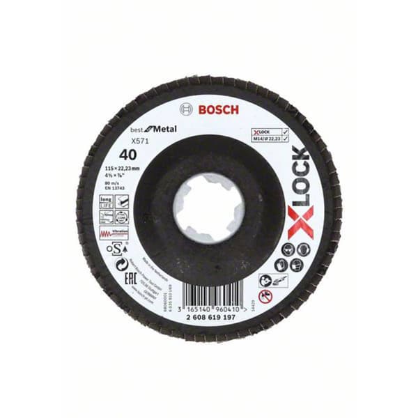 Bosch Accessories 2608619197 Klaffskiva Diameter 115 mm Borrdiameter 22.23 mm 1 st