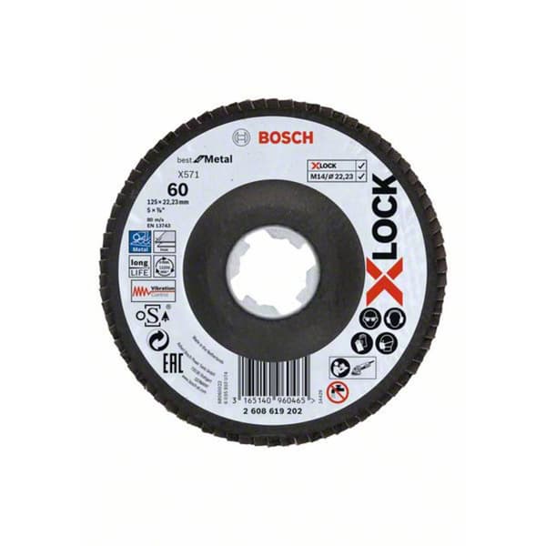 Bosch Accessories 2608619202 Klaffskiva Diameter 125 mm Borrdiameter 22.23 mm 1 st