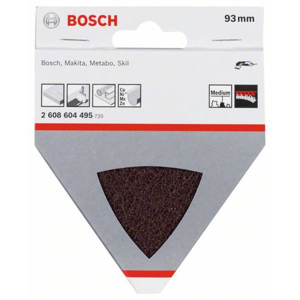 Bosch Accessories 2608604495 Fiberduk för trekantsslip, 93 mm, 280, medel 93 mm 1 st