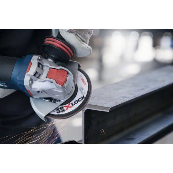 Bosch Accessories 2608621765 X-lock slipskiva, metall, vinklad utgång, G 80, X571, 115 mm, K80 Diameter 115 mm N/A 1 st