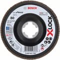 Miniatyrbild 1 av 2: Bosch Accessories 2608621765 X-lock slipskiva, metall, vinklad utgång, G 80, X571, 115 mm, K80 Diameter 115 mm N/A 1 st