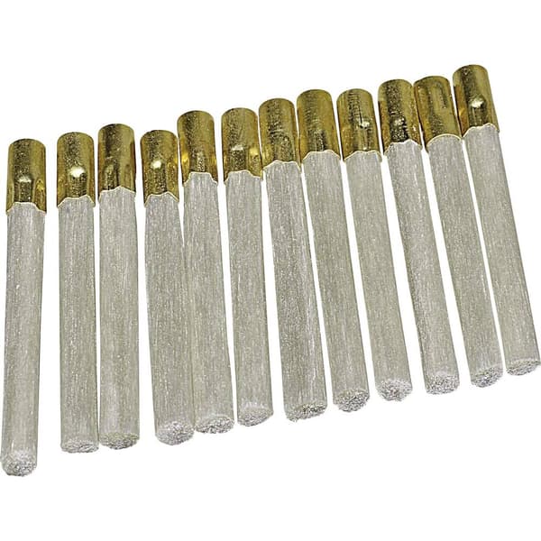 Reservpensel (glashår) för glasfiberraderare 12-pack Diameter 4 mm