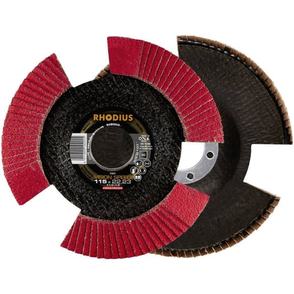Rhodius 210654 Rhodius VISION SPEED slipskiva 115 x 22,23 - P80 Diameter 115 mm N/A 1 st
