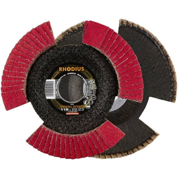 Rhodius 210653 Rhodius VISION SPEED slipskiva 115 x 22,23 - P60 Diameter 115 mm N/A 1 st