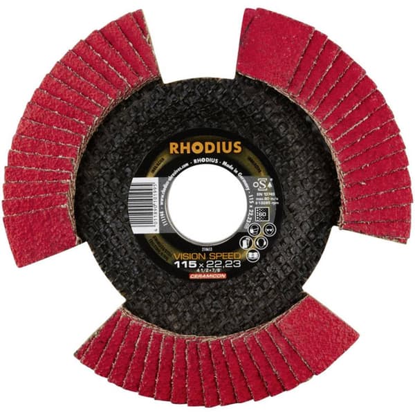 Rhodius 210653 Rhodius VISION SPEED slipskiva 115 x 22,23 - P60 Diameter 115 mm N/A 1 st