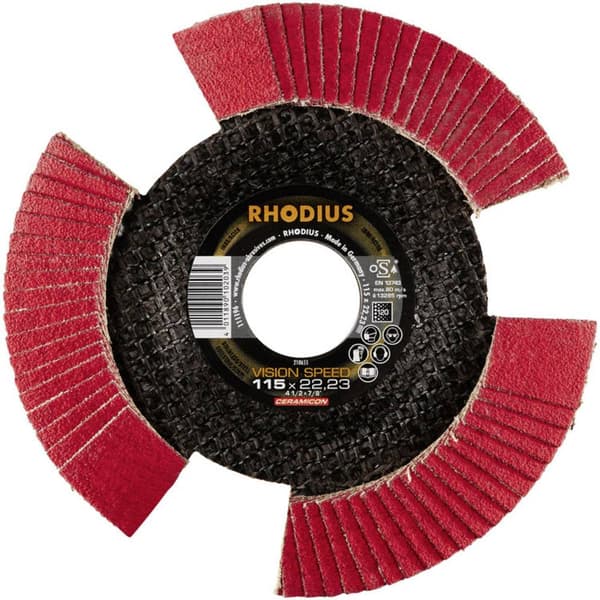 Rhodius 210655 Rhodius VISION SPEED slipskiva 115 x 22,23 - P120 Diameter 115 mm N/A 1 st