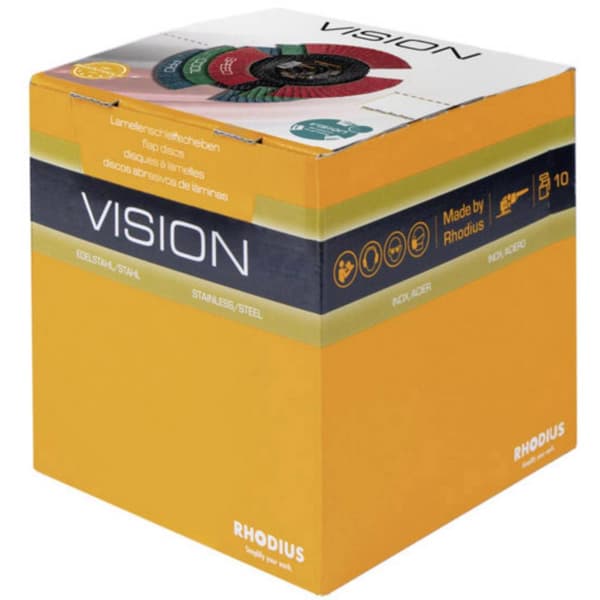 Rhodius 210655 Rhodius VISION SPEED slipskiva 115 x 22,23 - P120 Diameter 115 mm N/A 1 st
