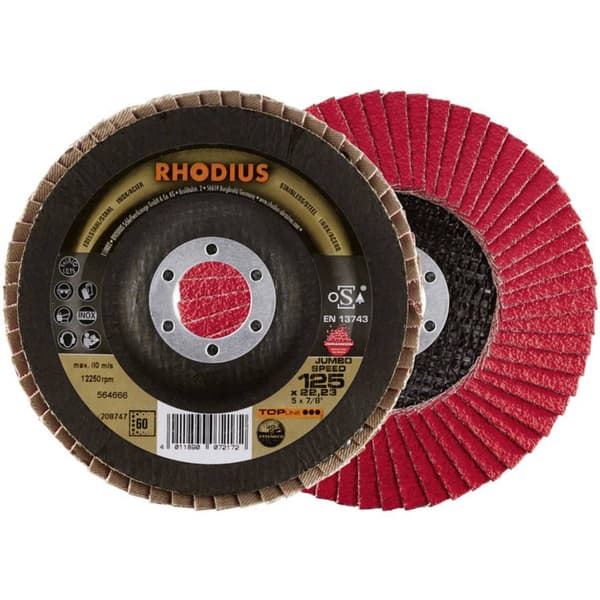 Rhodius 208747 Rhodius JUMBO SPEED slipskiva 125 x 22,23 - P60 Diameter 125 mm N/A 1 st