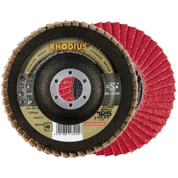 Rhodius 208743 Rhodius JUMBO SPEED slipskiva 115 x 22,23 - P40 Diameter 115 mm N/A 1 st